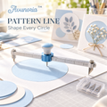 Avunoria™ Pattern Line – Adjustable Circle Cutter & Precision Compass Cutting Tool, Professional Craft Cutting Kit for Paper Models, Card Making & DIY Design