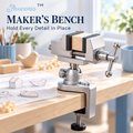 Avunoria™ Maker’s Bench – Compact Adjustable Craft Work Clamp & Mini Table Vise, Precision Holding Tool for Small DIY Assembly & Home Craft Projects