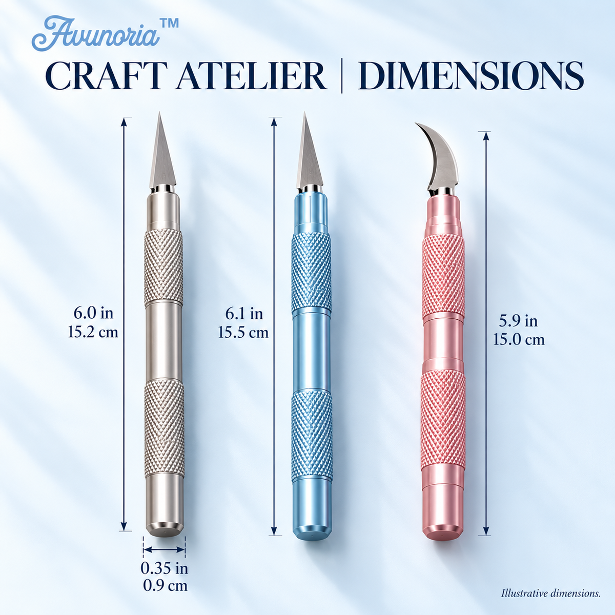 Avunoria™ Craft Atelier – Premium Precision Craft Knife Set, Ergonomic Detail Cutting Tools for Home DIY Projects, Paper Crafts & Creative Hobbies
