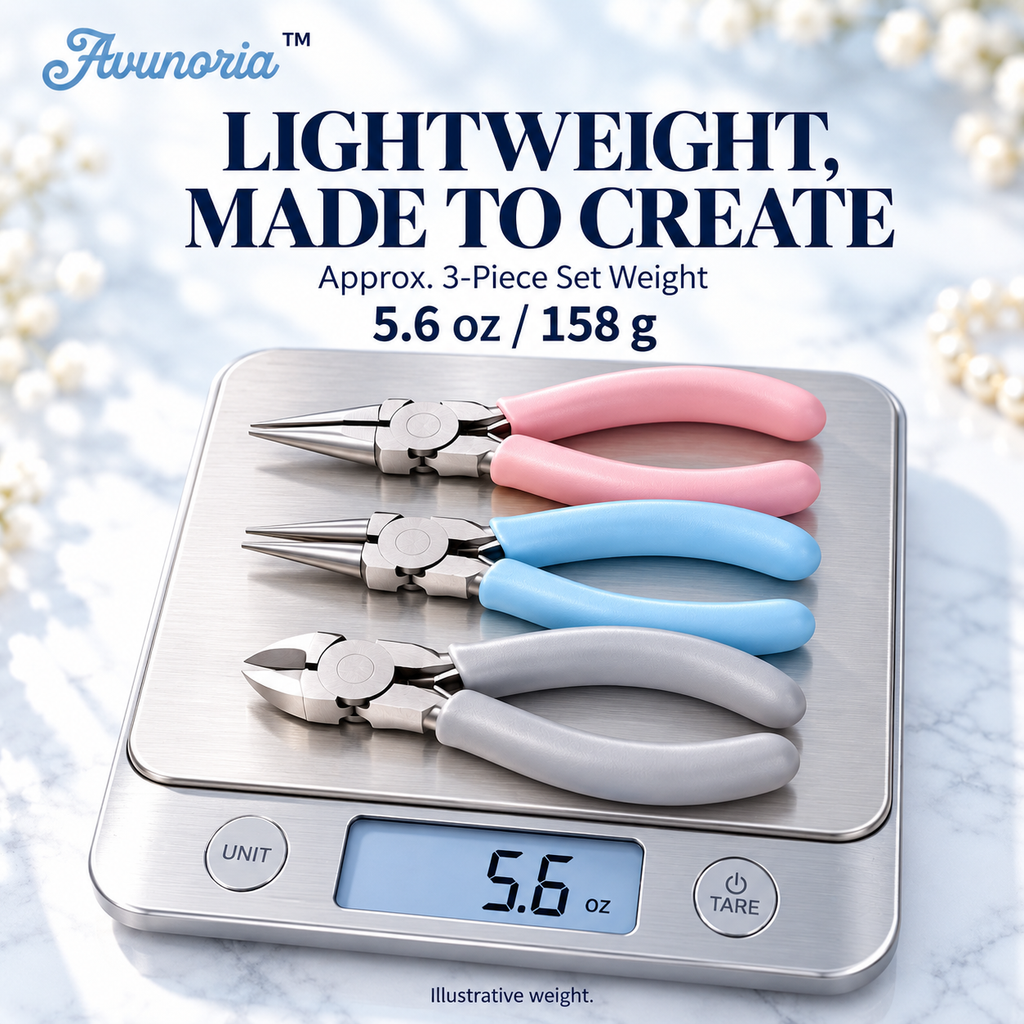 Avunoria™ Studio Grip – Premium Mini Precision Pliers Set, Ergonomic J