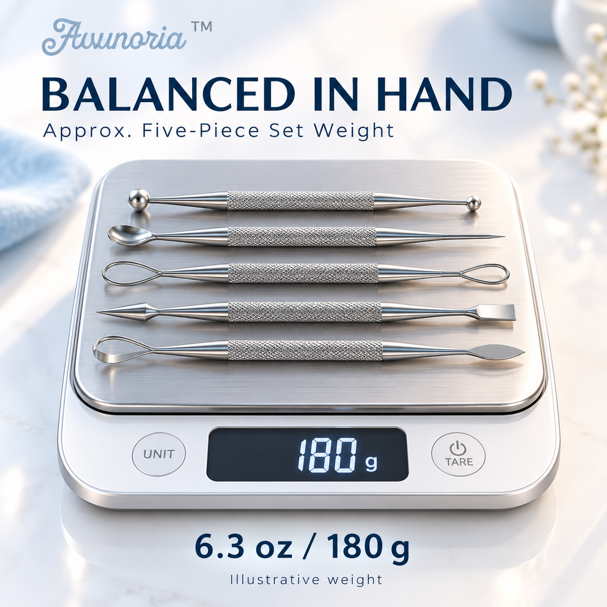 Avunoria™ Sculpt Edge – Stainless Steel Clay Sculpting Tool Set, Professional Detail Shaping & Carving Tools for Polymer Clay, Pottery & DIY Art Projects