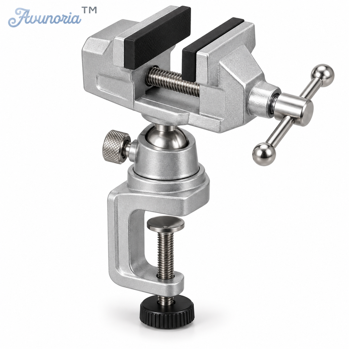 Avunoria™ Maker’s Bench – Compact Adjustable Craft Work Clamp & Mini Table Vise, Precision Holding Tool for Small DIY Assembly & Home Craft Projects