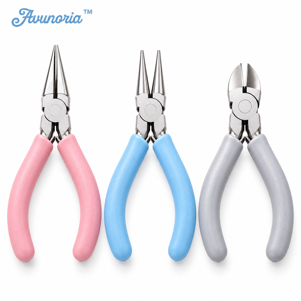 Avunoria™ Studio Grip – Premium Mini Precision Pliers Set, Ergonomic J